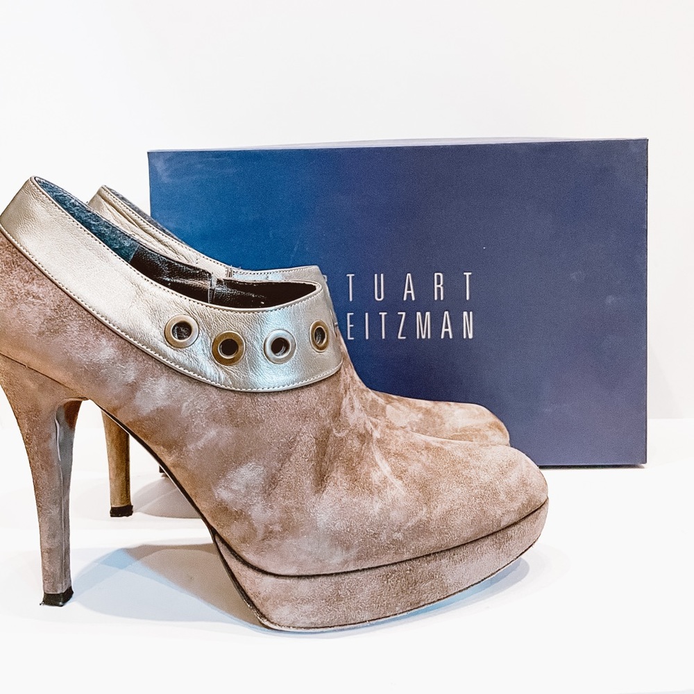 Stuart Weitzman suede bootie - Picture 2 of 12